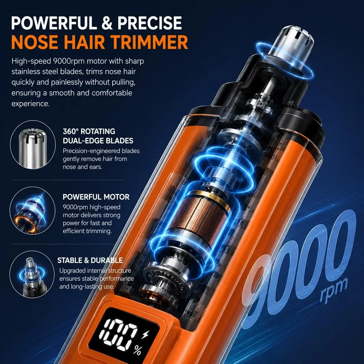 Nose Hair Trimmer for Men & Women